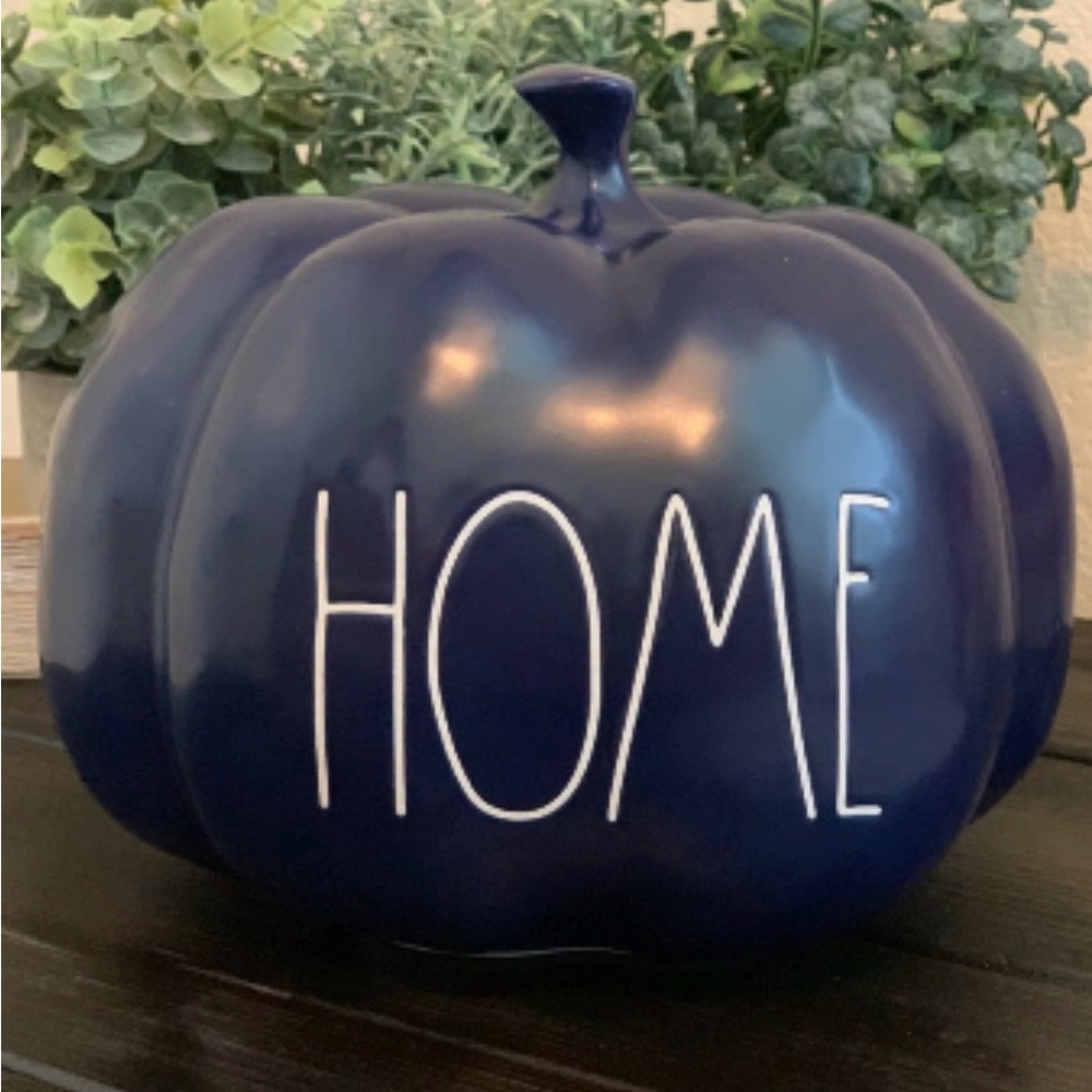 Rae Dunn Blue Home Pumpkin Decor